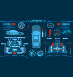 Digital Automotive Dashboard Of A Modern Car Vector Image digital-automotive-dashboard-of-a-modern-car-vector-image