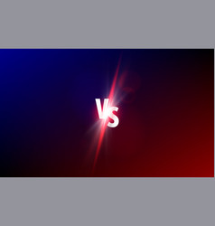 Vs versus background red and blue mma fight Vector Image