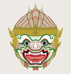 Standing hanuman Royalty Free Vector Image - VectorStock