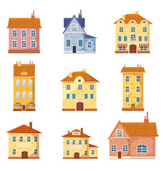 Cute cartoon house Royalty Free Vector Image - VectorStock