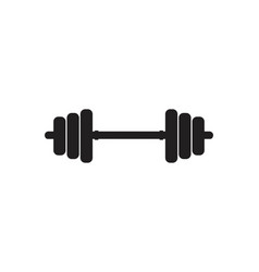 Cartoon bench press with weights Royalty Free Vector Image