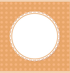 An empty round templates with plants and animals Vector Image