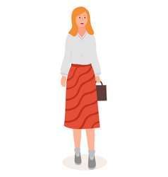 Women in office clothes Royalty Free Vector Image