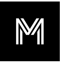 double m logo design