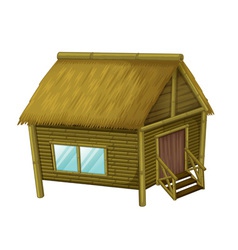 Cartoon hut Royalty Free Vector Image - VectorStock