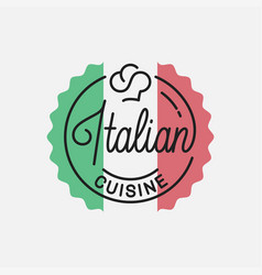 Bistro cafe logo badge Royalty Free Vector Image