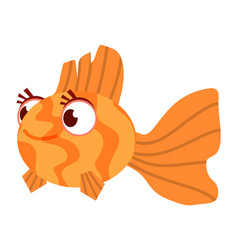 Gold fish Royalty Free Vector Image - VectorStock