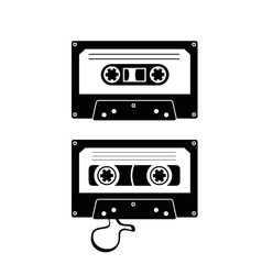 Audio cassette tape Royalty Free Vector Image - VectorStock