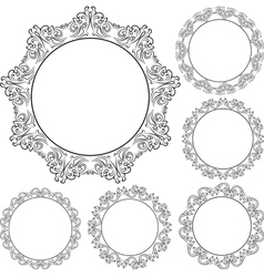 Round border Royalty Free Vector Image - VectorStock