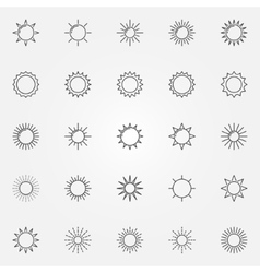 Sun Line Drawing Vector Images Over 11 000