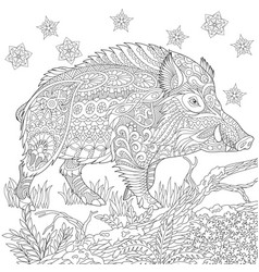 Boar Royalty Free Vector Image - VectorStock