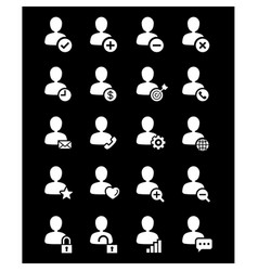 Set of business conceptual thin line icons Vector Image