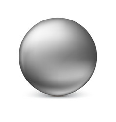 Sphere isolated on white Royalty Free Vector Image