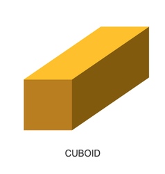 3d shape cube Royalty Free Vector Image - VectorStock