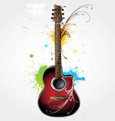 Guitar Royalty Free Vector Image - VectorStock