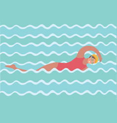 Breaststroke Cartoon Vector Images (46)