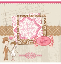 Vintage wedding design elements Royalty Free Vector Image