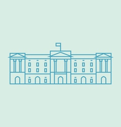 Buckingham palace Royalty Free Vector Image - VectorStock