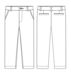 Blank Pants Template