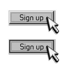 Old browser interface template isolated browser Vector Image