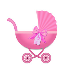 pink buggy pram