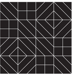Black White Abstract Geometric Seamless Pattern Vector Image Black White Abstract Geometric Seamless Pattern Vector Image