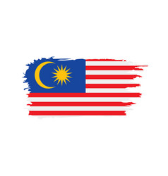 Malaysia flag Royalty Free Vector Image - VectorStock