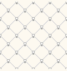 Seamless teeth pattern Royalty Free Vector Image