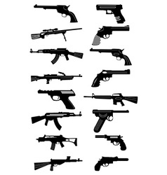 Guns Royalty Free Vector Image - VectorStock
