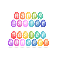 Background with easter eggs Royalty Free Vector Image