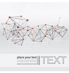 Molecule and communication background Royalty Free Vector