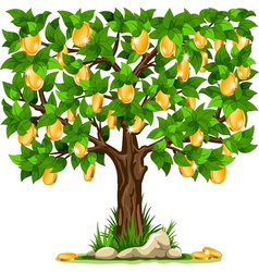 Abstract money tree Royalty Free Vector Image - VectorStock