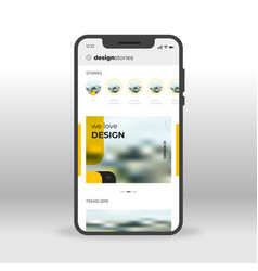 Orange red green portfolio for designer ui ux gui Vector Image