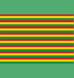 Rasta colors reggae background or flag seamless Vector Image