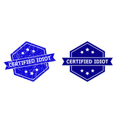 Idiot Certified Stamp Vector Images 40