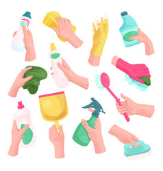 Drying hands with a towel hygiene health care vector image