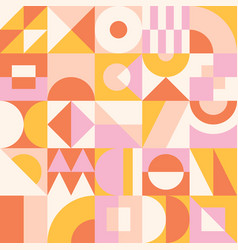 Retro seamless pattern mid-century modern style Vector Image