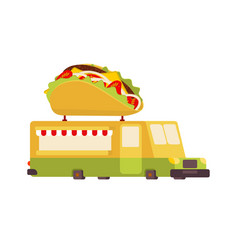  Taco pixel art tacos are pixelated mexican fast Vector Image