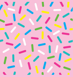 Seamless pattern with many decorative sprinkles Vector Image