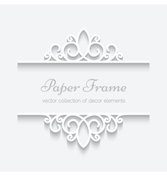 Paper frame Royalty Free Vector Image - VectorStock