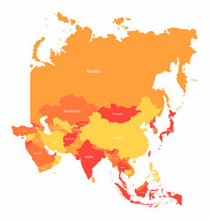 Southeast asia map Royalty Free Vector Image - VectorStock