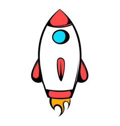 Cartoon spaceship 2 Royalty Free Vector Image - VectorStock