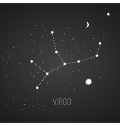 Astrology sign scorpius on chalkboard background Vector Image