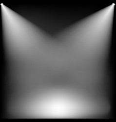 White spotlights Royalty Free Vector Image - VectorStock