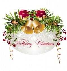 Merry christmas wreath Royalty Free Vector Image