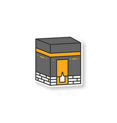 Kaaba patch vector