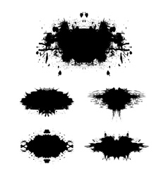 Frame grunge set Royalty Free Vector Image - VectorStock