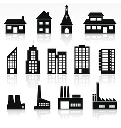 Buildings Royalty Free Vector Image - VectorStock