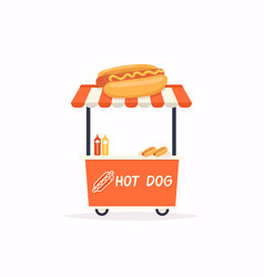 Hot Dog Stand Royalty Free Vector Image - VectorStock