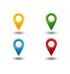 Color map pin Royalty Free Vector Image - VectorStock
